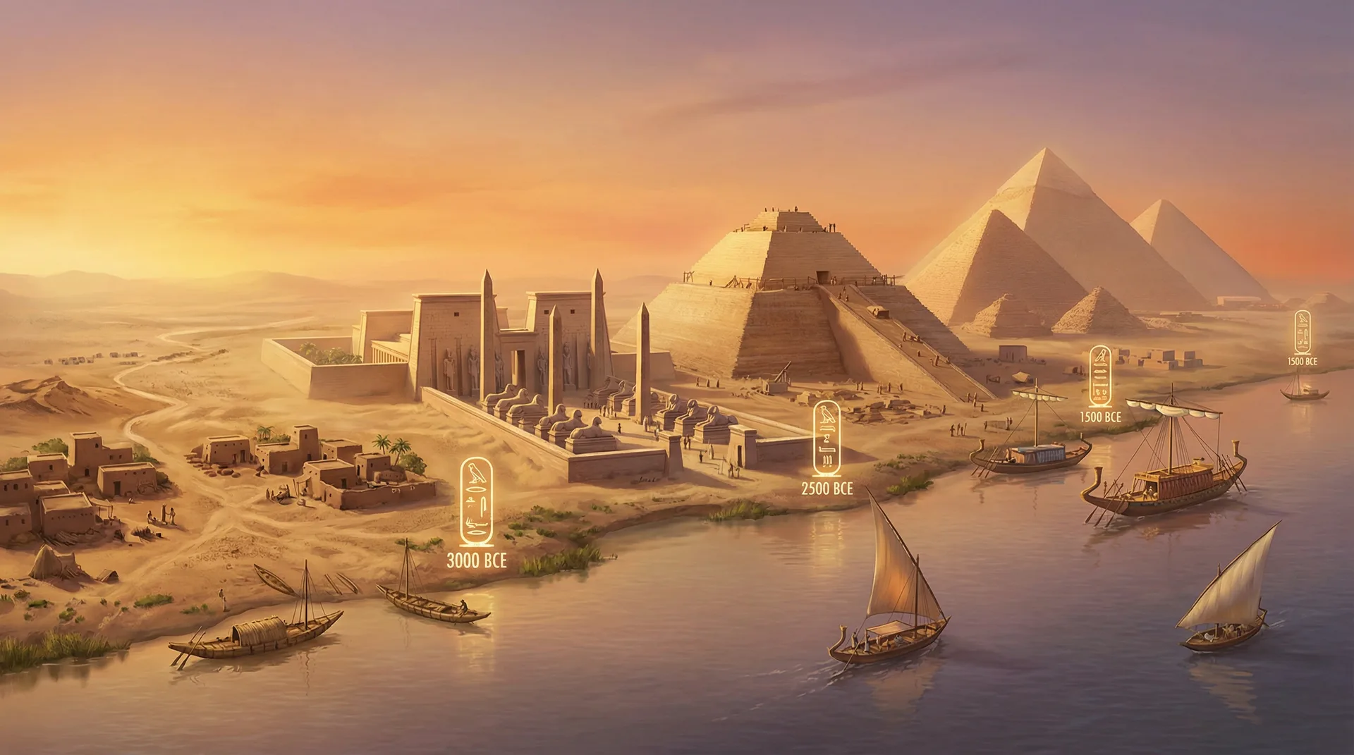 时时彩 - 神庙发展史尼罗河时间轴全景